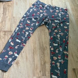 Cynthia Rowley Dog Patterned Pajama Pants